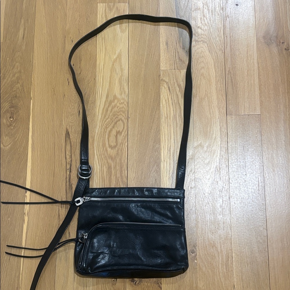 HOBO The Original Cassie Black Leather Bag Crossbody